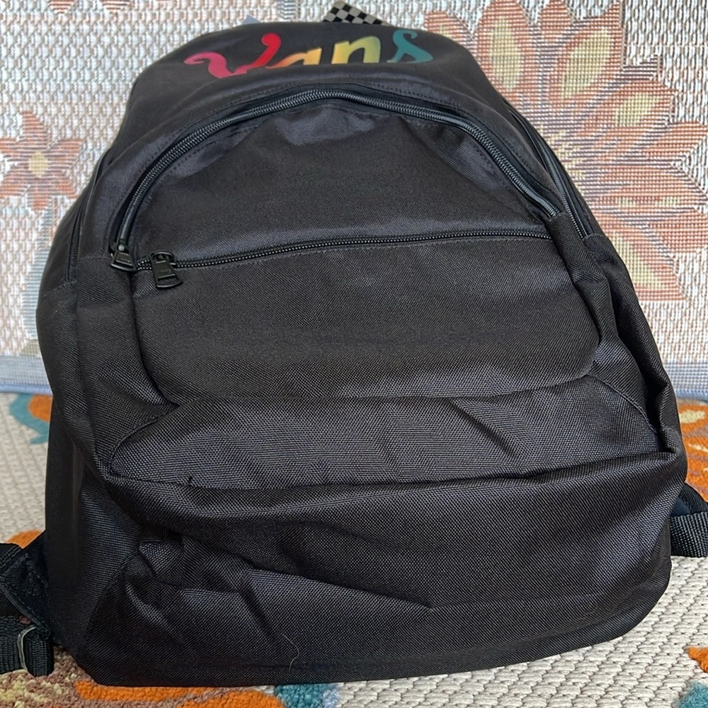 VANS Ranged 2 Backpack Black Women-Men’s Casual School Student Bag VN0A7UFNJNH - Picture 13 of 16